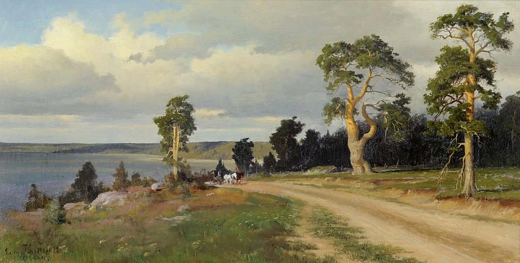 Eero Järnefelt - Paesaggio (1884), Järvenpään taidemuseo